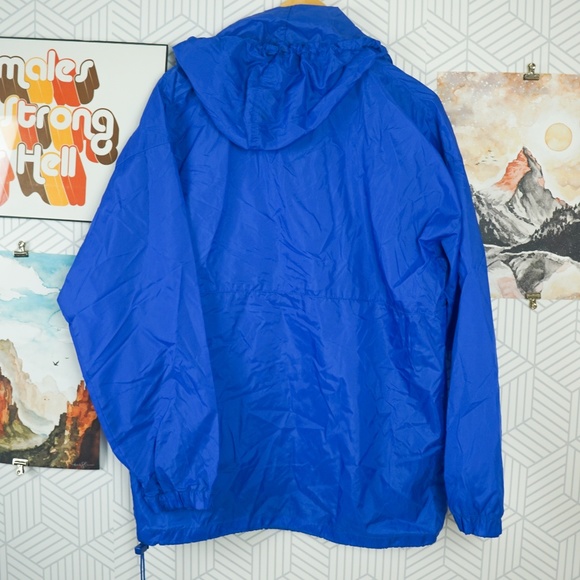 Vintage Blue J.crew Windbreaker jacket - Picture 3 of 4